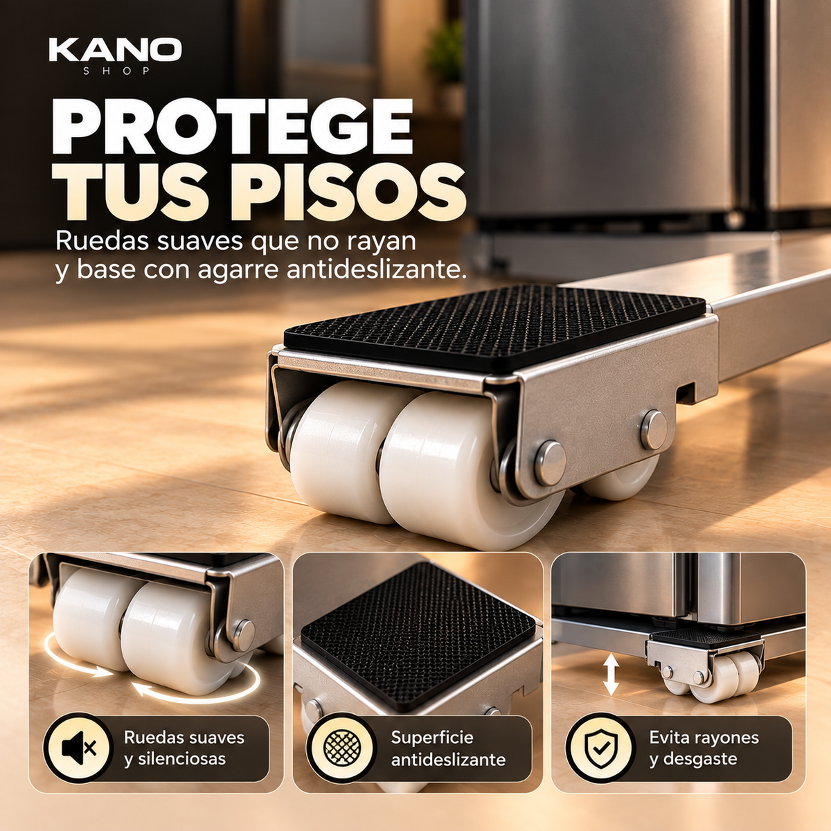 Base con ruedas