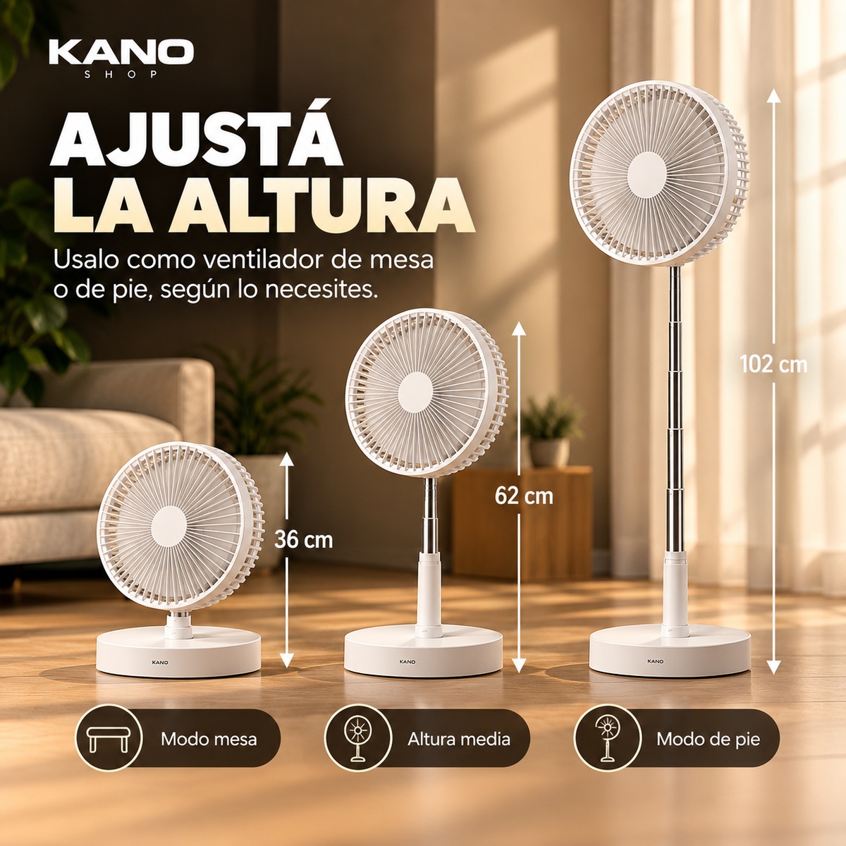 Ventilador 3 en 1